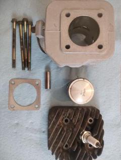WEB限定カラー 訳あり品 値下げ可 AF18E用 AIRSAL68.7cc アルミシリンダー パーツ