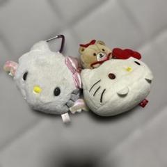ハローキティ ぬいぐるみ クマ付き