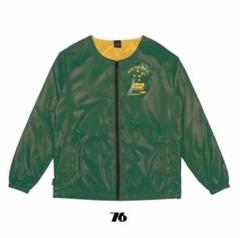 緑色 Lサイズ ジッパー付きジャケットのサムネイル