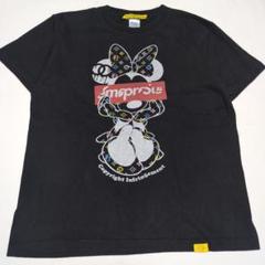 古着　バックサイドオブトーキョー　ミッキー　半袖　Tシャツ 黒　Mサイズ