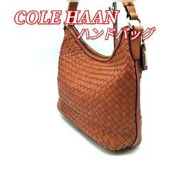 COLE HAANコールハーン ワンショルダー ハンドバッグ 編み込み チャーム