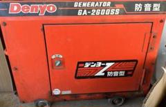 Denyo デンヨー 防音型エンジン 発電機 GA-2606SS
