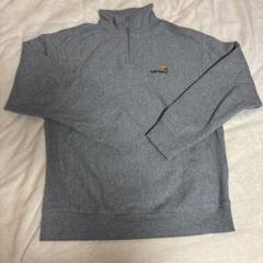 【最終値下げ】新品未使用Carhartt グレー ハーフジップ Lサイズ 新品ファッション - Carhartt グレー ハーフジップ トレーナー L