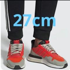 adidas ZX 500 RM　アディダス　スニーカー　レッドオレンジ