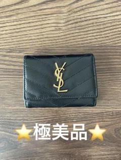 【良品！✨】サンローラン キーケース コインケース キーリング Vステッチ 黒 新作】サンローラン SAINT LAURENT メンズ キーリング (Saint