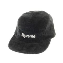 Supreme コーデュロイキャップ 黒 SUPREME コーデュロイキャップ 黒 S