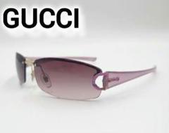 【希少】GUCCI ビット・フローラルアート フレームレス サングラス 花柄