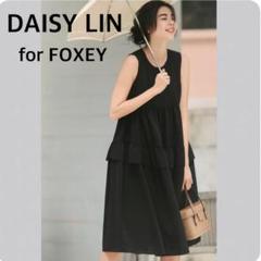 新品同様！FOXEY DAISY LINペロアワンピース 40 Rene FOXEY - フォクシー デイジーリン ワンピース 40の通販 by