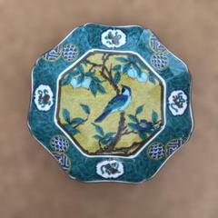九谷焼 宮本晄 絵変わり 皿揃 五枚 共箱 八角皿 図変 絵変 銘々皿 茶道具 九谷焼 宮本晄 絵変わり 皿揃 五枚 共箱 八角皿 図変 絵変 銘々