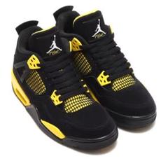BSB　Air Jordan 4 ブラック/イエロー Jordan 4 Retro Thunder (2023) (TD) | eBay