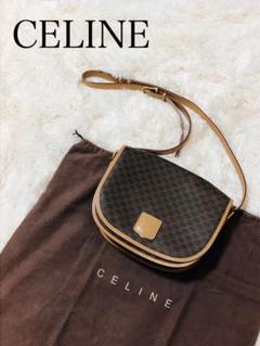 【良品】 CELINE セリーヌ ショルダーバッグ マカダム 斜め掛け