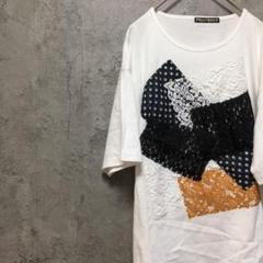即決価格　frapbios フラボア　tシャツ カットソー　レース　ホワイト