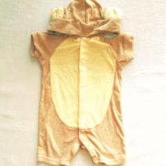 ベビー おさる着ぐるみ風ロンパース 80cm