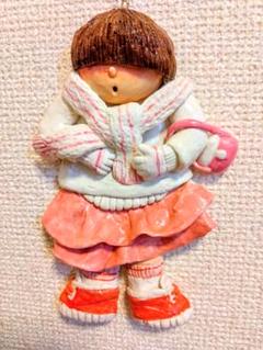ハンドメイド　石粉粘土製 可愛い女の子