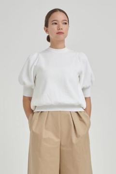 【Yori｜ヨリ】コットンパフスリーブニット プルオーバー パフスリーブニット YORI/ヨリ】より、コットンパフスリーブニットを買取入荷いたし