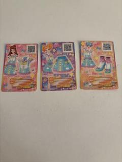 アイカツカード ミモザドットフリルコーデ セットアップ ポップチャーム