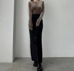 Louere ジャギーニットペンシルスカート Louere（ルエレ）の「シャギーニットペンシルスカート[高身長