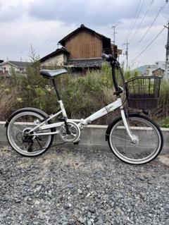 福山　JR山陽本線松永駅　引き渡し　ホワイト 折りたたみ自転車 福山 JR山陽本線松永駅 引き渡し ホワイト 折りたたみ自転車
