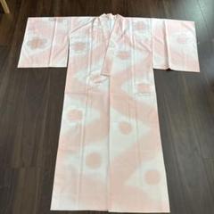 正絹　長襦袢　袷　白地に鈴　松阪屋 正絹 長襦袢 袷 白地に鈴 松阪屋