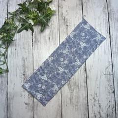 503 デフトバン　ブルーストライプ×刺繍のサムネイル