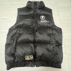 AAPE NOW ブラック ダウンベスト M AAPE NOW DOWN VEST（ダウンベスト）｜AAPE BY A BATHING APE