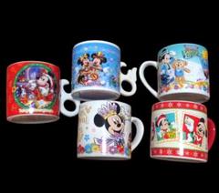 ディズニー　スーベニアカップ　マグカップ　陶器　ダッフィー　5点セット　30th