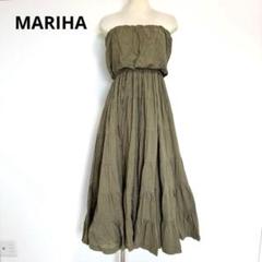 新品 MARIHA マリハ 草原の夢のドレス パプリカ 赤 MARIHA 草原の夢のドレス 小花柄 ラベンダー ワンピース ロング