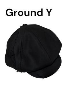 ground y グラウンドワイ　キャスケット 中古】Ground Y (Yohji Yamamoto) Cotton Remaining Cloth