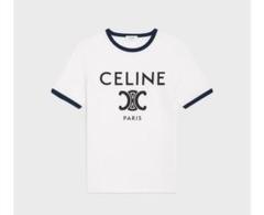 値下げCELINE PARIS Tシャツ Mサイズ ホワイト
