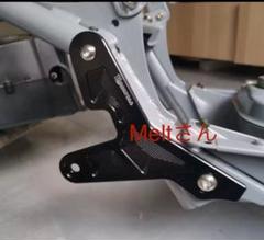 ビレットフットレストマウント ペダルサポートペグブラケット(ペグ付属) ビレットフットレストマウント ペダルサポートペグブラケット