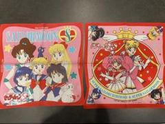 セーラームーンハンカチ2枚 ⭐︎入手困難⭐︎レトロ セーラームーン ハンカチ2枚セット
