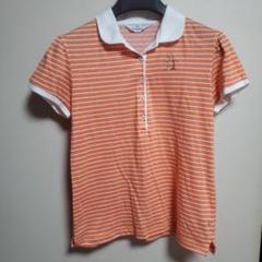 【美品】Munsingwear　ボーダーシャツ　レディースL　日本製　ゴルフ