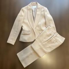 THE SUIT COMPANY ベージュ パンツスーツ上下 38