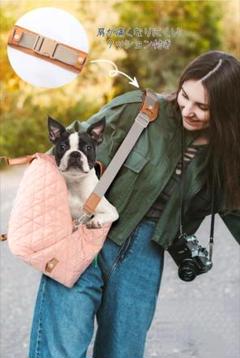 犬 猫 ペットキャリーバッグ お散歩バッグ 外出用バッグ 小型犬用抱っこ紐 L