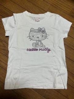 ハローキティ Tシャツ ラインストーン キティちゃん レディース Lサイズ