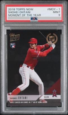 希少【PSA10】大谷翔平 2018 TOPPS 新人賞 新人王 ゴールド PSA鑑定済 大谷翔平 2018 TOPPS NOW 新人賞 新人王 AW-1