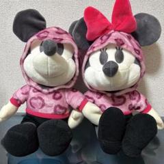ディズニー デココレ ピンクレオパード BIG ぬいぐるみ　ミッキー ＆ ミニー