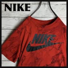 【即完モデル‼︎】NIKE◎総柄 スウォッシュ Tシャツ C905