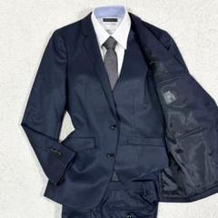 美品✨スーツセレクト スリーピース セットアップスーツ 光沢