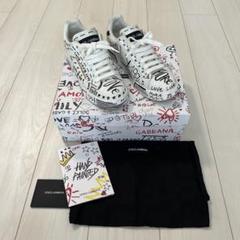 Dolce & Gabbana ハンドペイント白スニーカー 37 ドルガバ Dolce & Gabbana ハンドペイント白スニーカー 37 ドルガバ