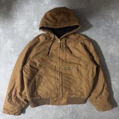 y2k Walls WORKWEAR アクティブジャケット XL ボア フード 90s】Wallo work wear zip up duck jacket - メルカリ