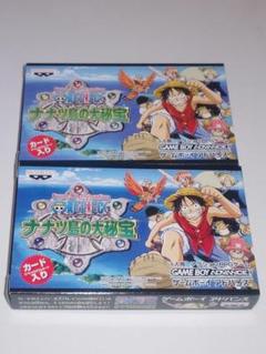 (新品未開封未使用)ワンピースナナツ島の大秘宝ゲームボーイアドバンス　2本セット