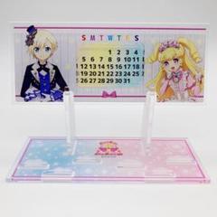 プリパラ　メイド　万年カレンダー　アクリルスタンド　ゆい　ショウゴ　キンツア