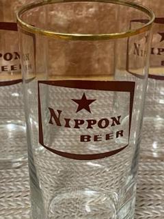 希少 アンティーク 日本麦酒株式会社 ★ニッポンビール グラス 6個セット 希少 アンティーク 日本麦酒株式会社 ☆ニッポンビール グラス 6