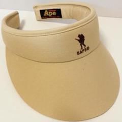 未使用品】a bathing ape サンバイザー キャップ - メルカリ