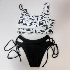牛柄セパレート水着 Amazon.co.jp: [Regoss] 水着 女の子 セパレート水着 牛柄