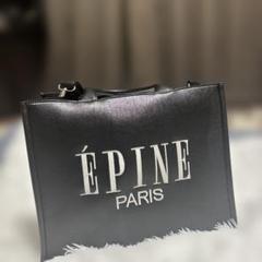 ÉPINE ブラック トートバッグ
