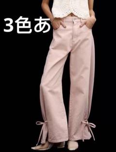 パンツ AmeriSIDE SWITCH 2WAY RIBBON DENIM PANTS SIDE SWITCH 2WAY RIBBON DENIM PANTS