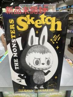 【新品】POP MART MEGA LABUBU Sketch【未開封】 POP MART THE MONSTERS MEGA LABUBU 400% Sketch popmart Action
