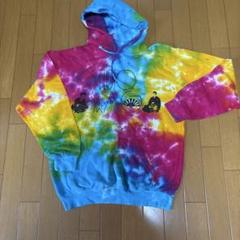 RIEHATA パーカー RIEHATA × atmos pink ロゴ刺繍 スウェットジャージZIP パーカー